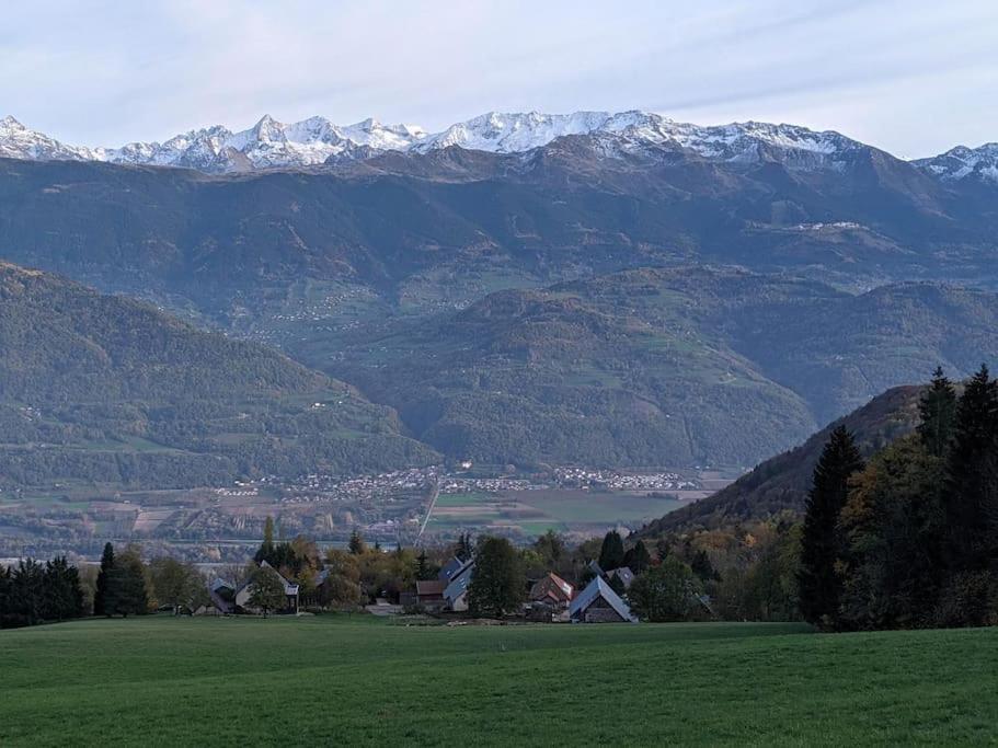 Maison Familiale En Montagne Avec Vue Merveilleuse Sur Le Massif De Belledonne Saint-Bernard  Eksteriør bilde
