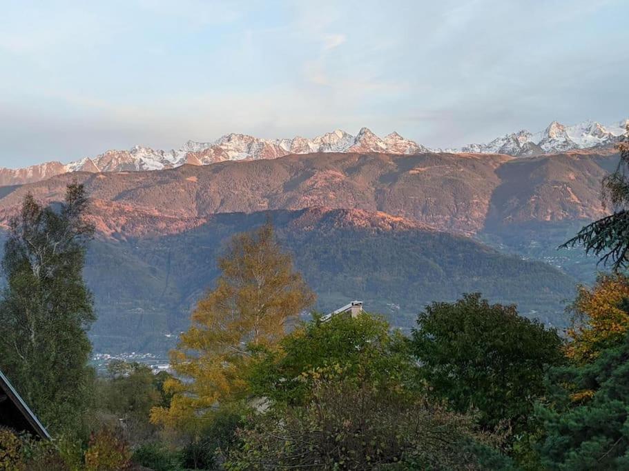 Maison Familiale En Montagne Avec Vue Merveilleuse Sur Le Massif De Belledonne Saint-Bernard  Eksteriør bilde