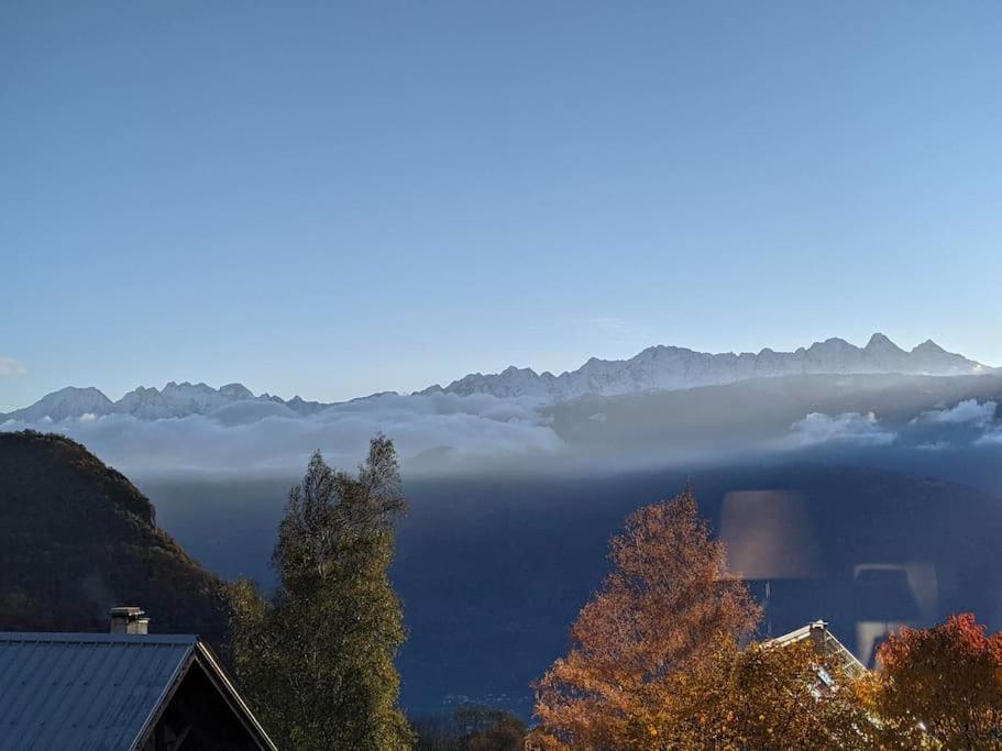 Maison Familiale En Montagne Avec Vue Merveilleuse Sur Le Massif De Belledonne Saint-Bernard  Eksteriør bilde