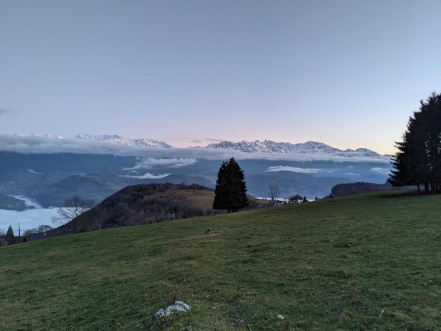 Maison Familiale En Montagne Avec Vue Merveilleuse Sur Le Massif De Belledonne Saint-Bernard  Eksteriør bilde