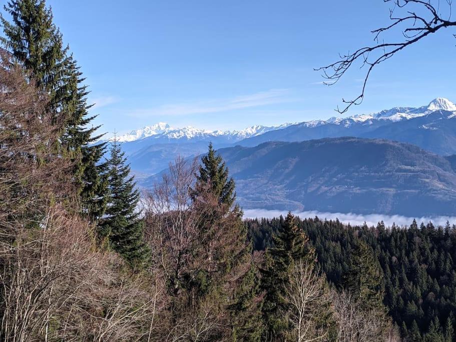 Maison Familiale En Montagne Avec Vue Merveilleuse Sur Le Massif De Belledonne Saint-Bernard  Eksteriør bilde
