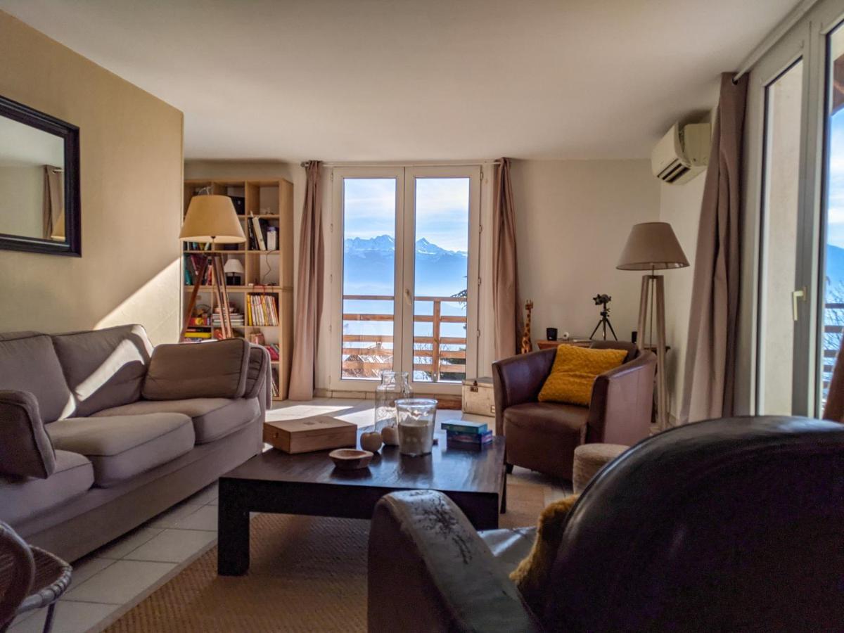 Maison Familiale En Montagne Avec Vue Merveilleuse Sur Le Massif De Belledonne Saint-Bernard  Eksteriør bilde